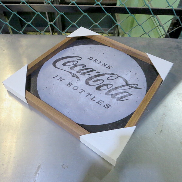 楽天市場】コカコーラ 看板 アメリカン メタルサイン 木枠 コカコーラ