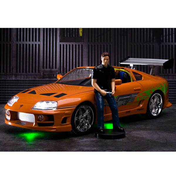 楽天市場】ワイルドスピード ミニカー 1/18 トヨタ スープラ オレンジ