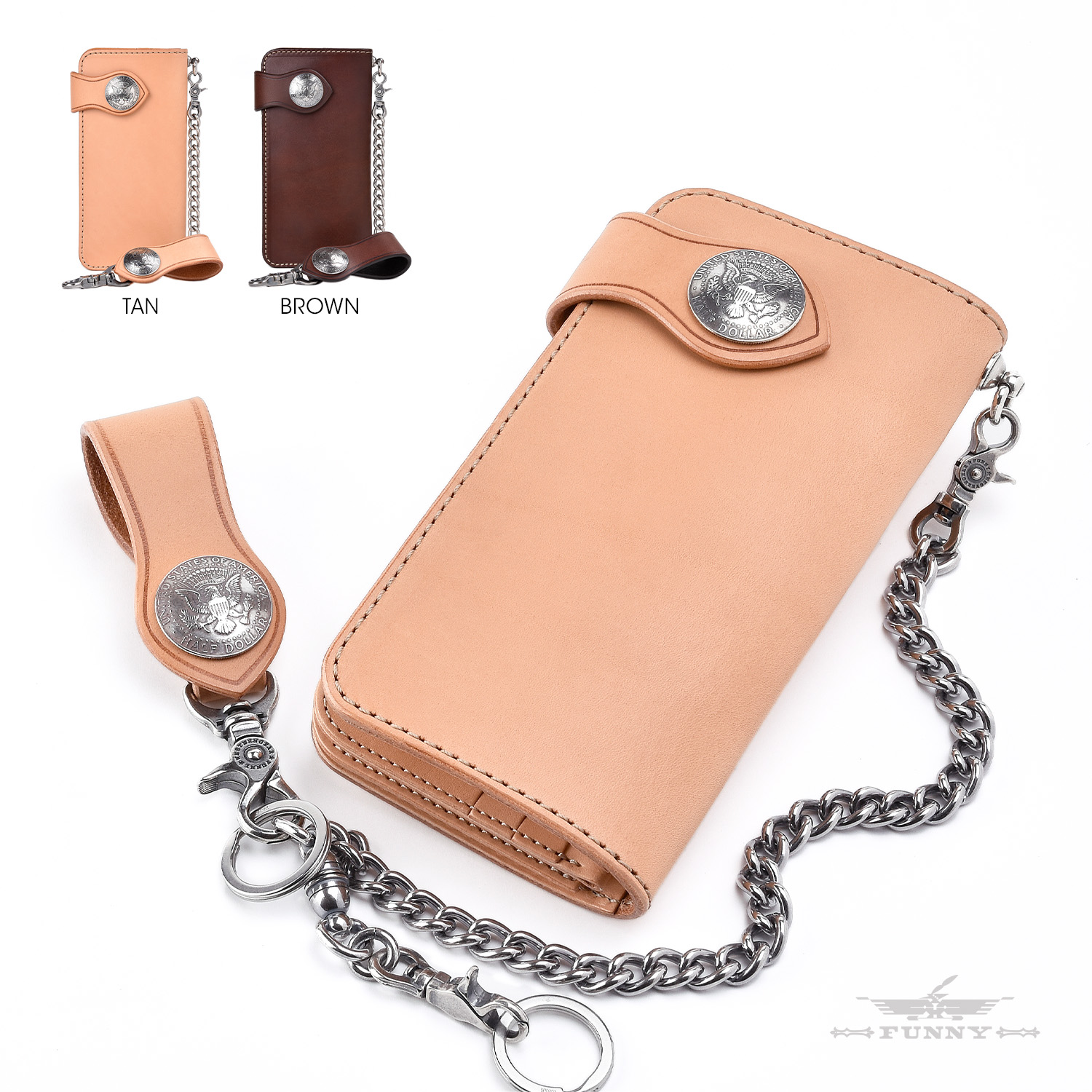 楽天市場】【FUNNY公式ストア】 FUNNY ファニー ライダースウォレット