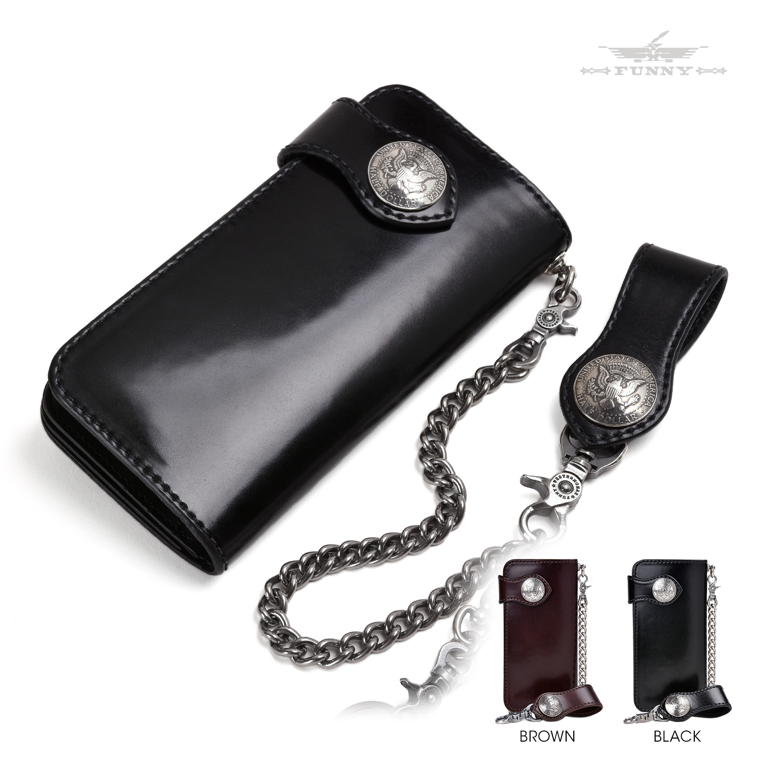 楽天市場】【FUNNY公式ストア】 ファニー ライダースウォレット コード