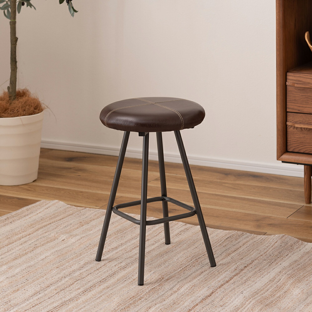 楽天市場】家具a スツール 椅子 チェア おしゃれ スチール 軽量 丸型