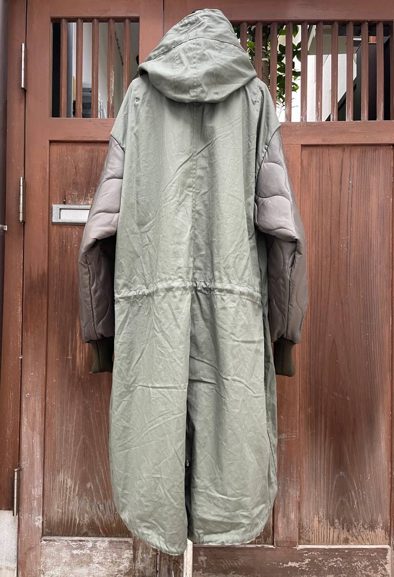 楽天市場】77circa 77サーカ circa make layered m-51 coat ブラック