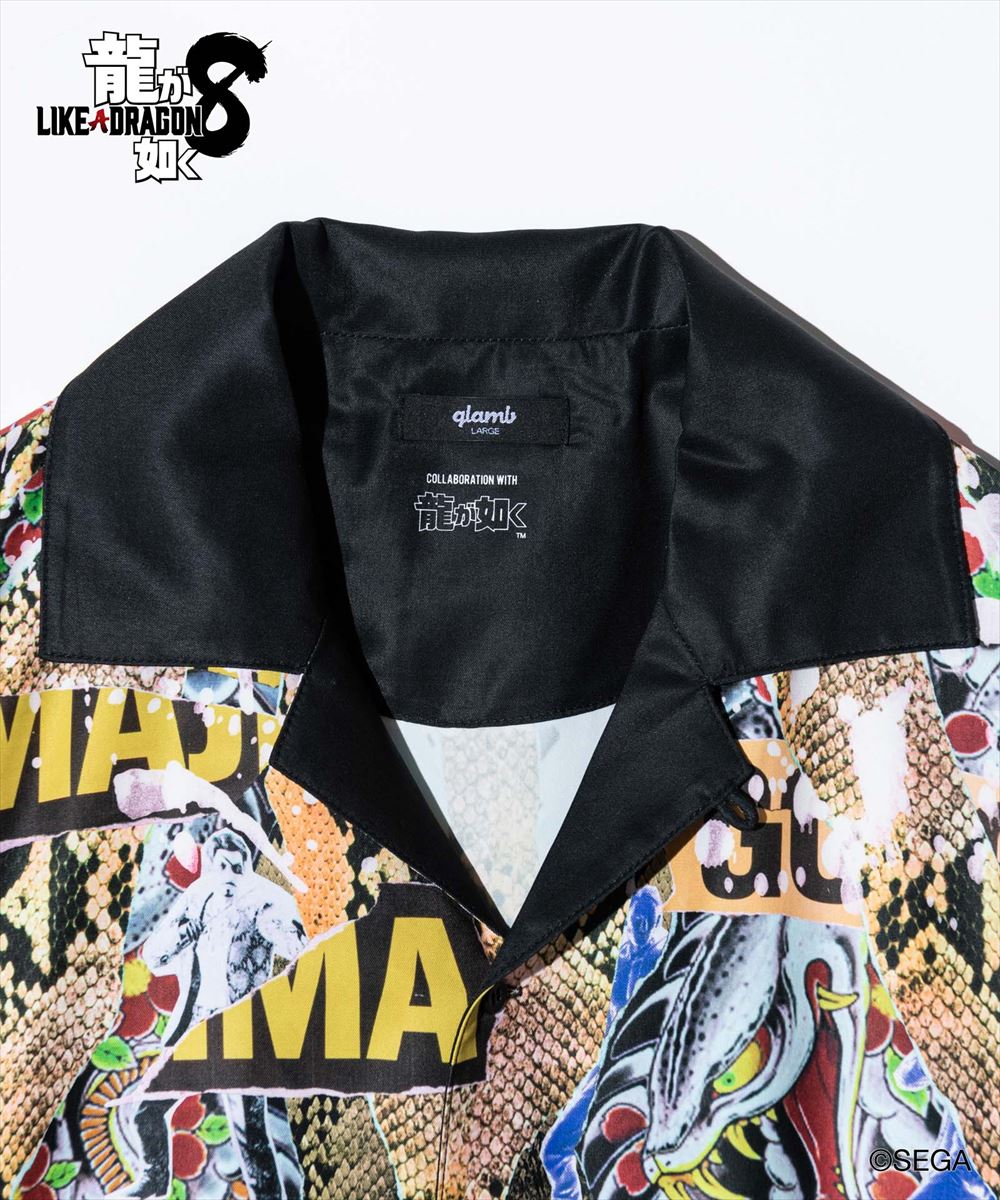 楽天市場】龍が如く8 glamb グラム Goro Majima Shirts / ゴロウマジマ