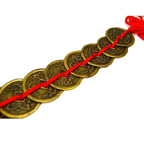 楽天市場】NO-3 双龍古銭 吊り下げ財運 金運 風水グッズ 開運 縁起物