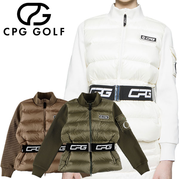 楽天市場】CPG GOLF スリーブニットダウンジャケット レディース