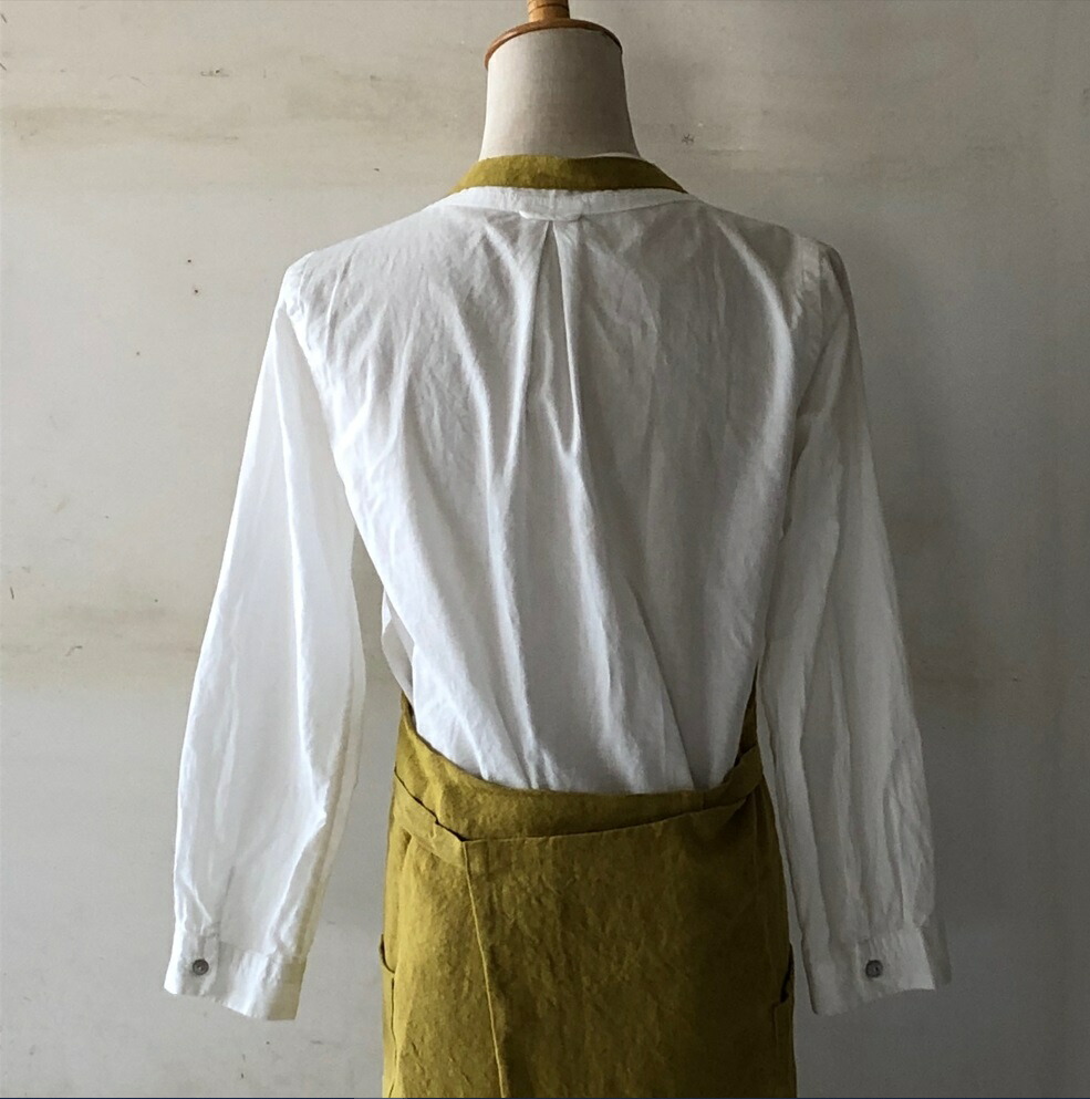 楽天市場】リネンフルエプロン 厚手ベルギーリネン仕様 long apron