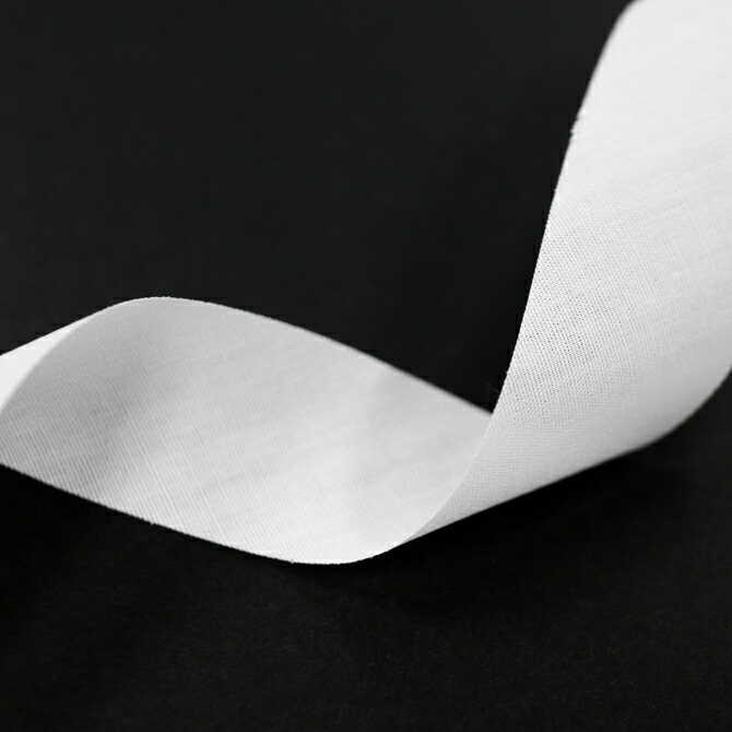 楽天市場】バイアステープ フラット 28mm 80m乱巻 日本製 ホワイト