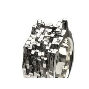 楽天市場】JAM HOME MADE 3D XZ RING L 指輪 リング シルバー925 燻