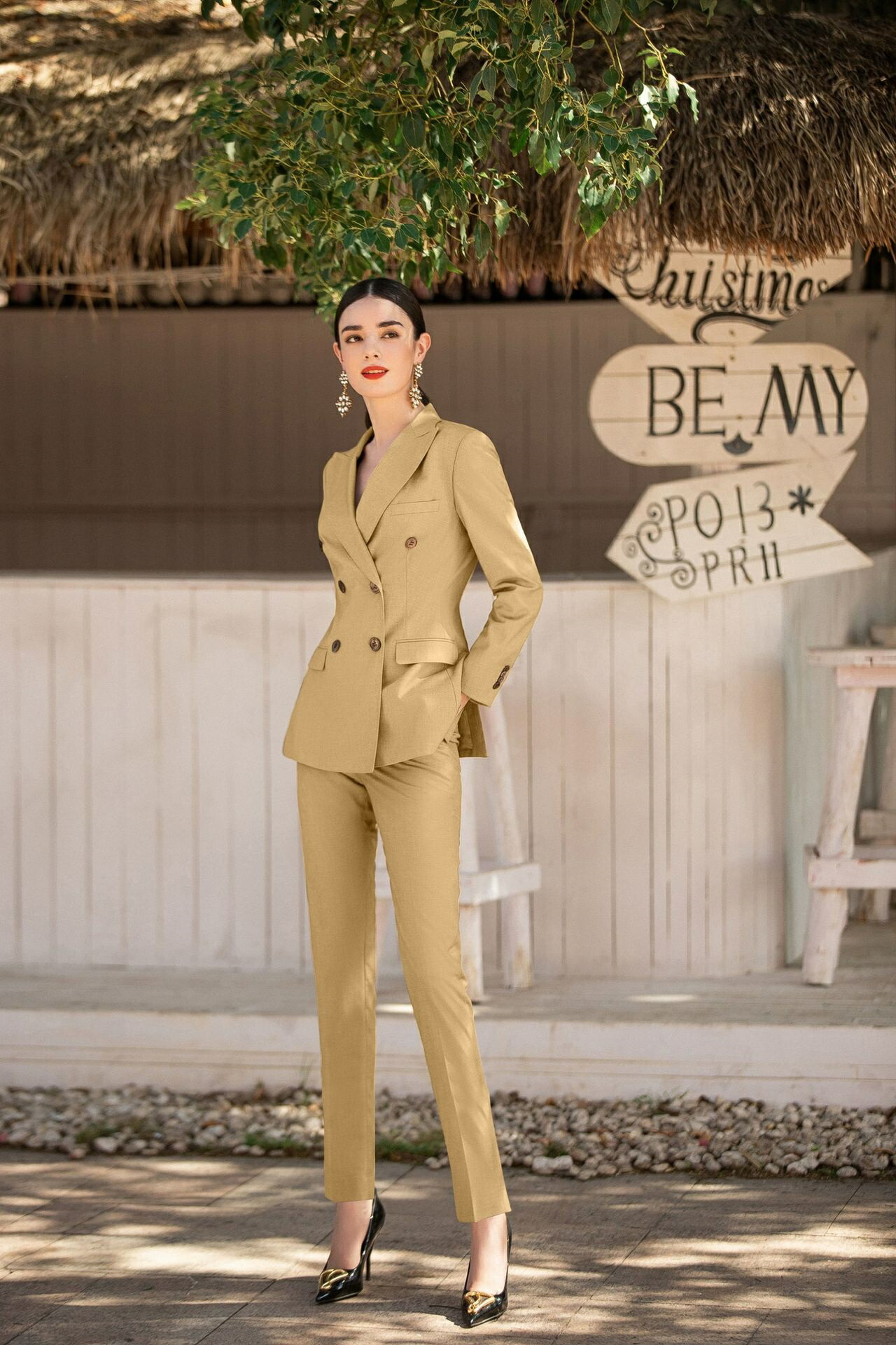 楽天市場】パーティドレス ♪セレブファッション パンツスーツ