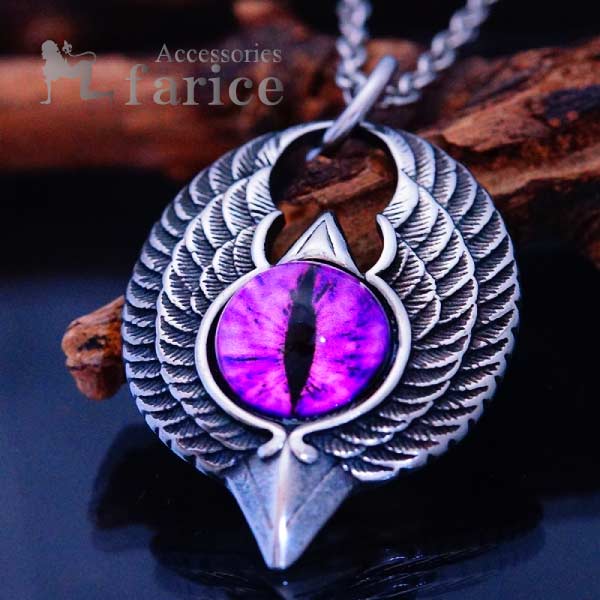 楽天市場】紫 パープルアイ ゴシック 悪魔の目 堕天使の羽 ルシファー