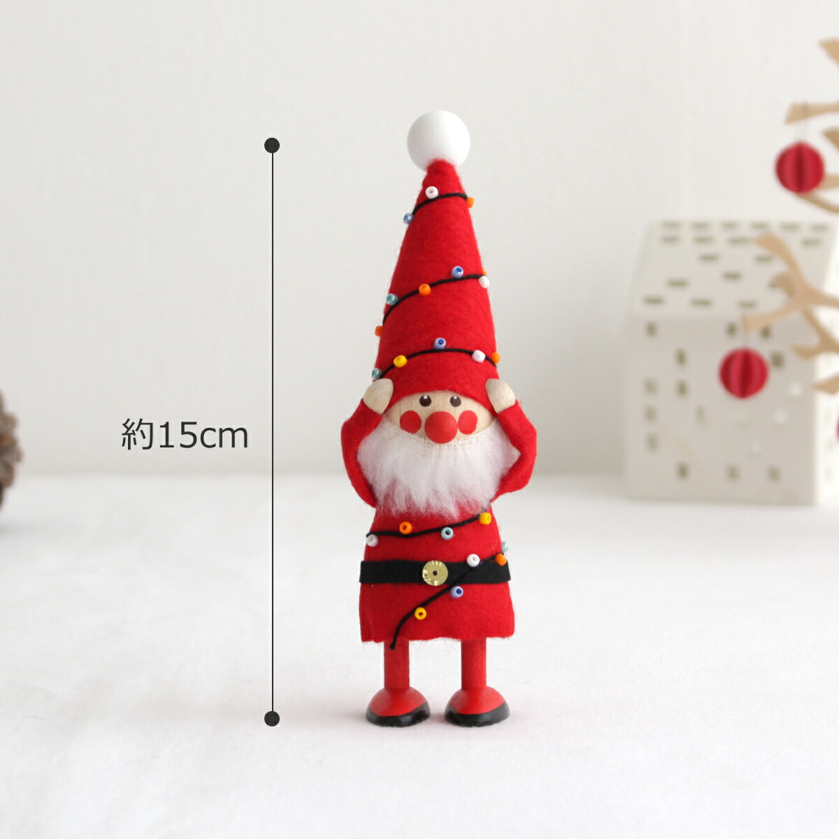 楽天市場】ノルディカニッセ 電飾にからまるサンタ フェルトシリーズ