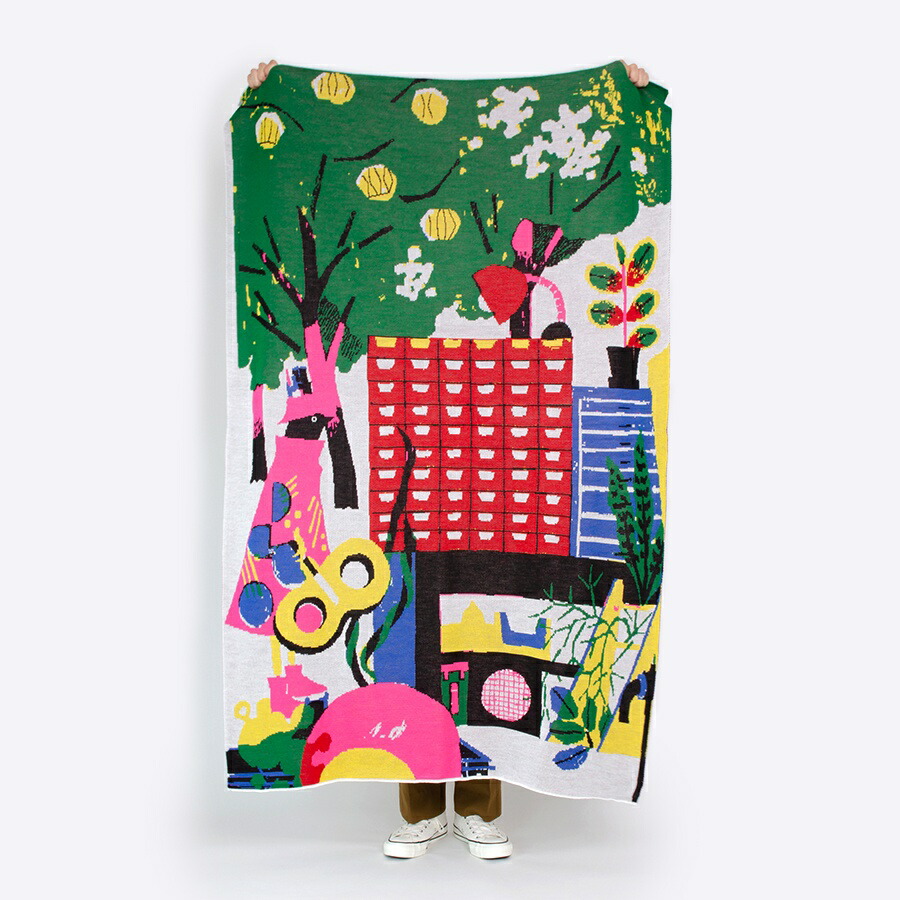 楽天市場】【em ｜松本沙希】アートブランケット 大判サイズ｜日本製