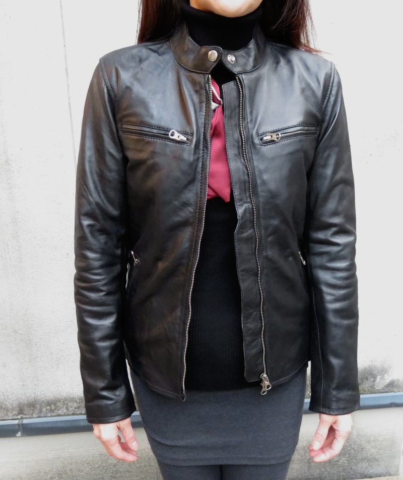 楽天市場】Freedom 革ジャン レディース ラムレザー 本革 レザー