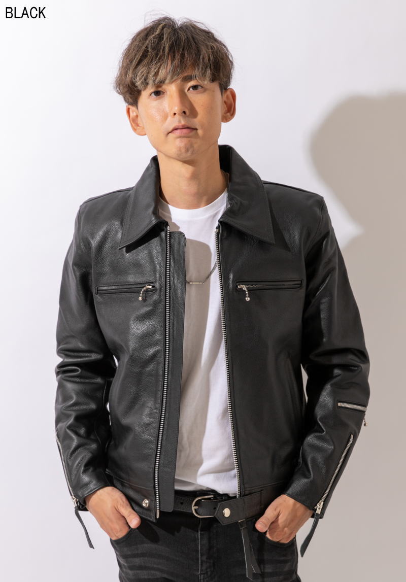 シングルライダース メンズ 黒」の人気商品一覧 | 安い商品を通販