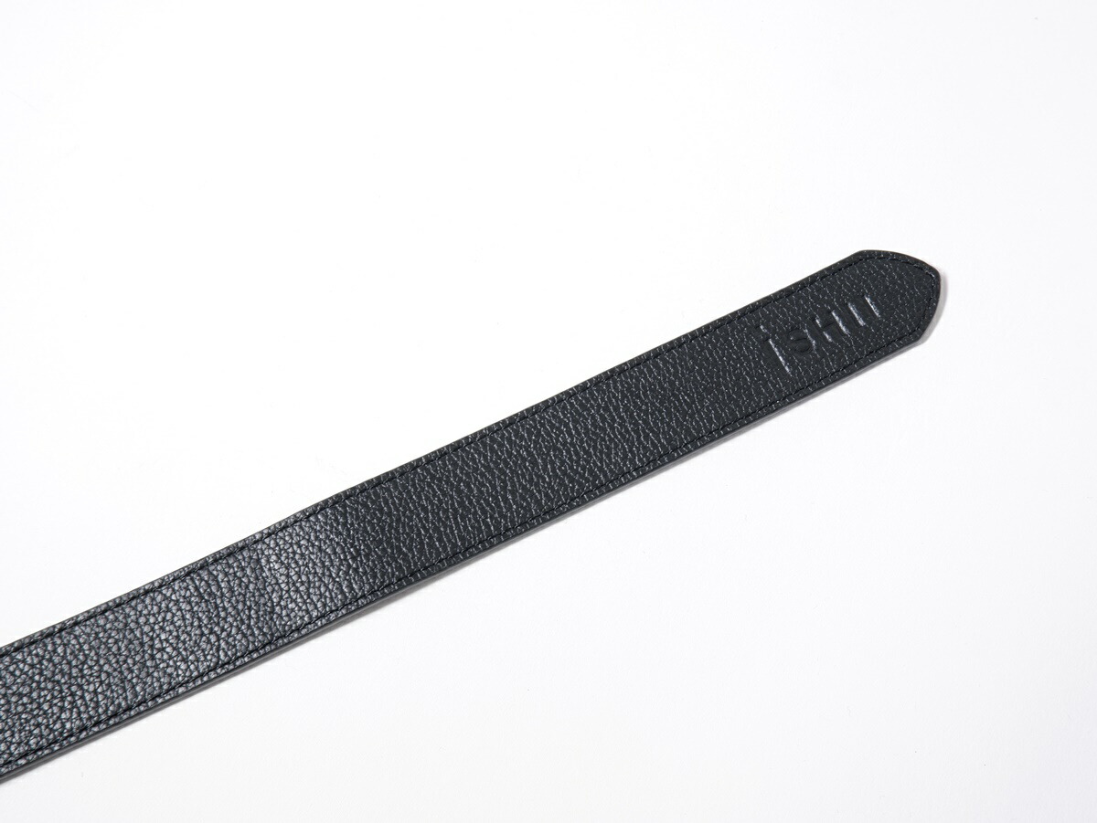 楽天市場】I SHII/イシイ T&D BELT BLACKレザーベルト【MZCA73676