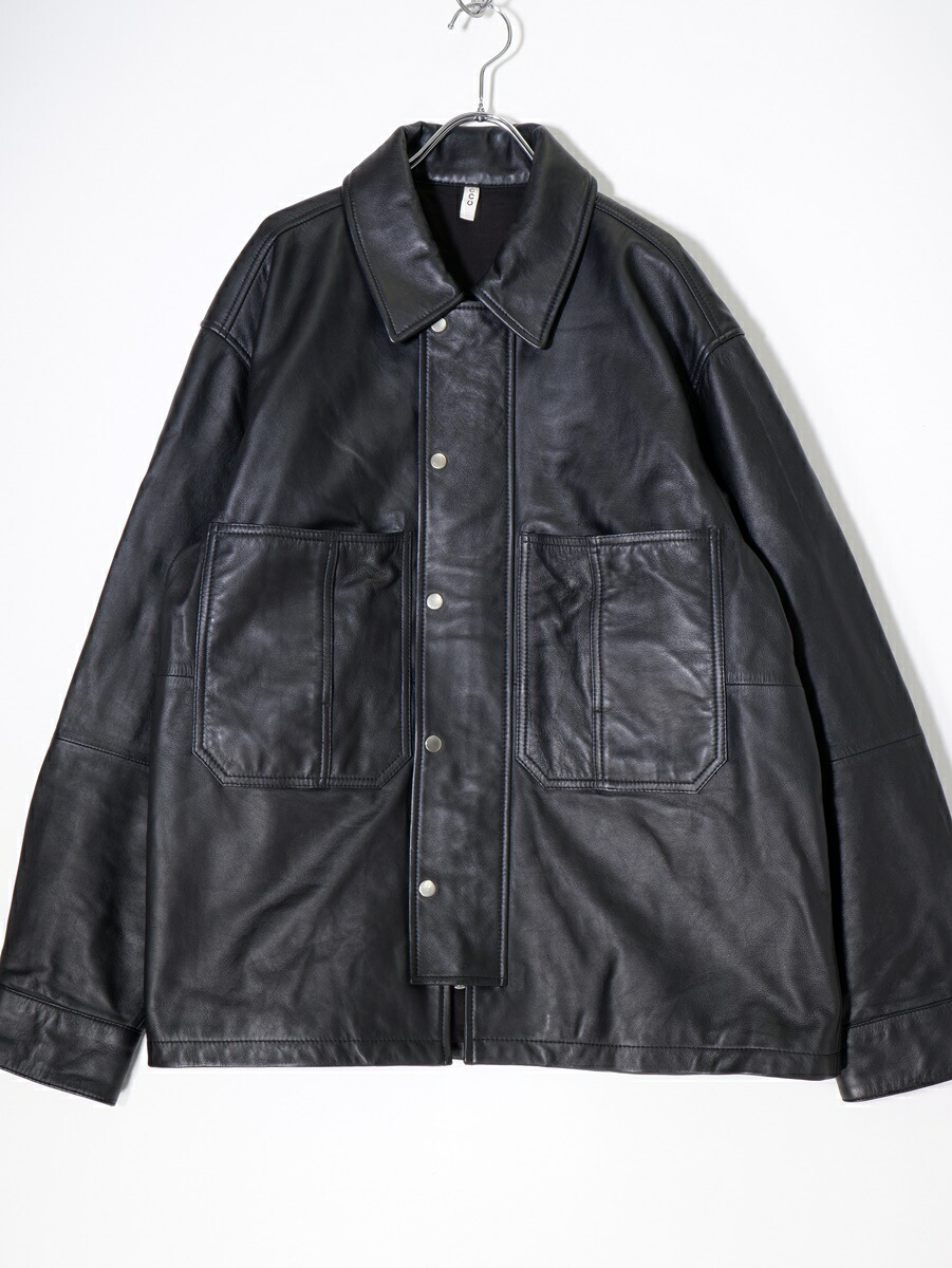 楽天市場】CCUシーシーユー COVERALL SHIRT (SHEEP SKIN / BLACK