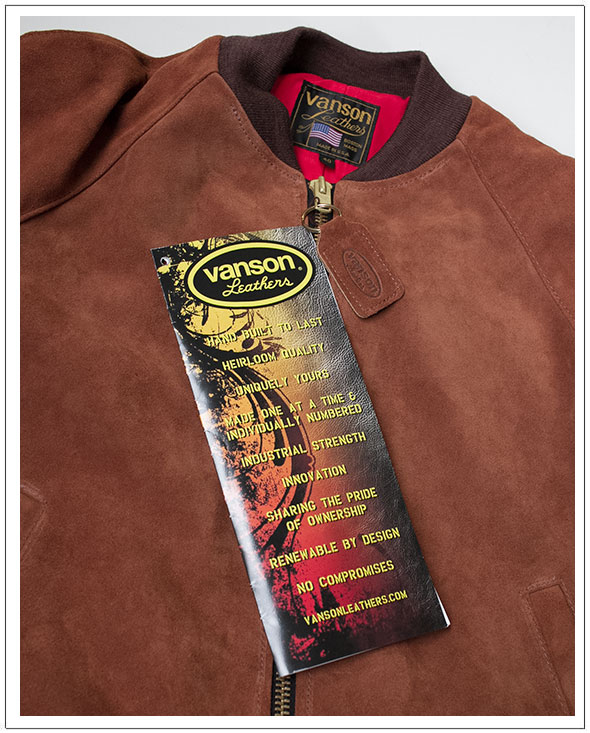 楽天市場】VANSON/バンソン#9TJ TEAM JACKET(SUEDE)［MEN'S］Made in