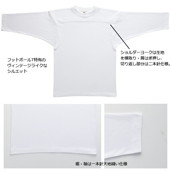 楽天市場】【S-XL】6.2oz オープンエンド フットボール Tシャツ CROSS
