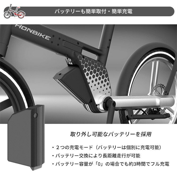 楽天市場】【10000円OFFクーポン】【電動アシスト自転車】HONBIKE