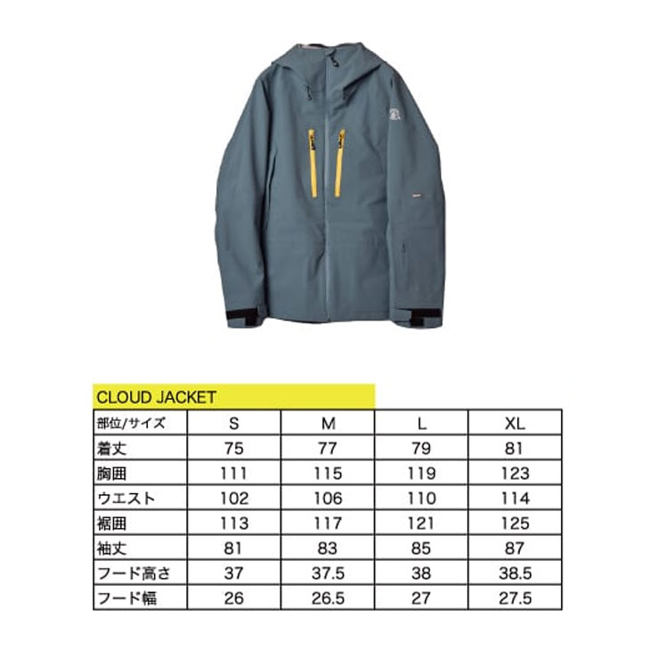 楽天市場】24-25 unfudge snow wear ウエアー CLOUD JACKET クラウド
