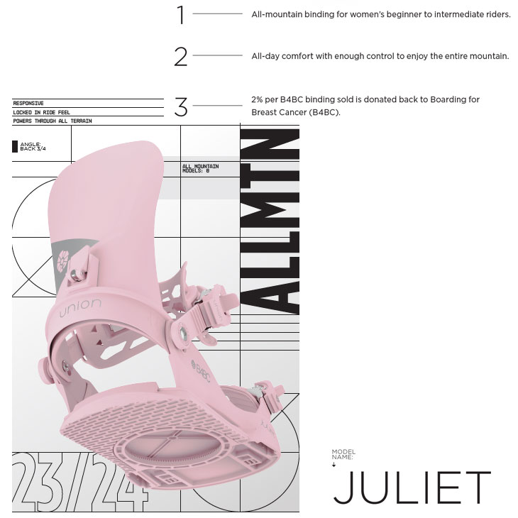 楽天市場】23-24 UNION ユニオン ビンディング バインディング