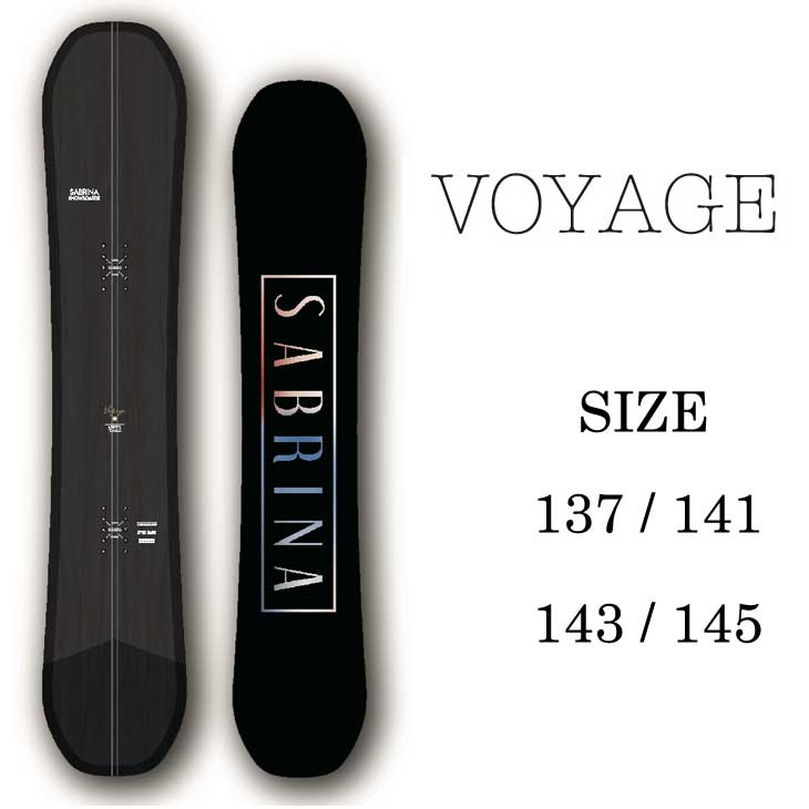 楽天市場】23-24 SABRINA サブリナ スノーボード VOYAGE ボヤージュ