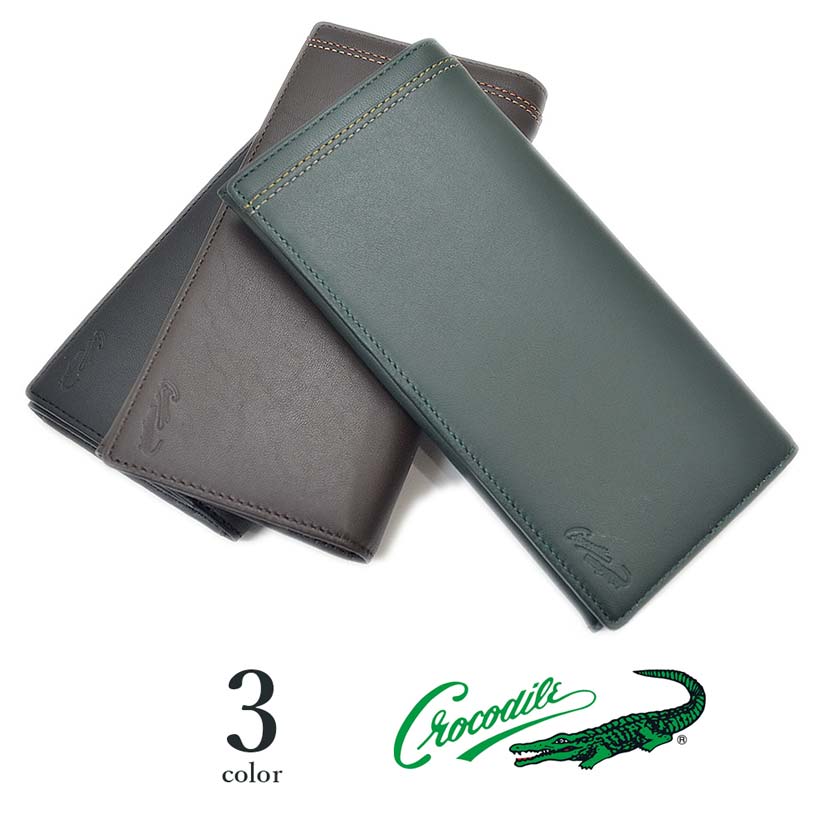 楽天市場】CROCODILE(クロコダイル)二つ折り 長財布 ロングウォレット