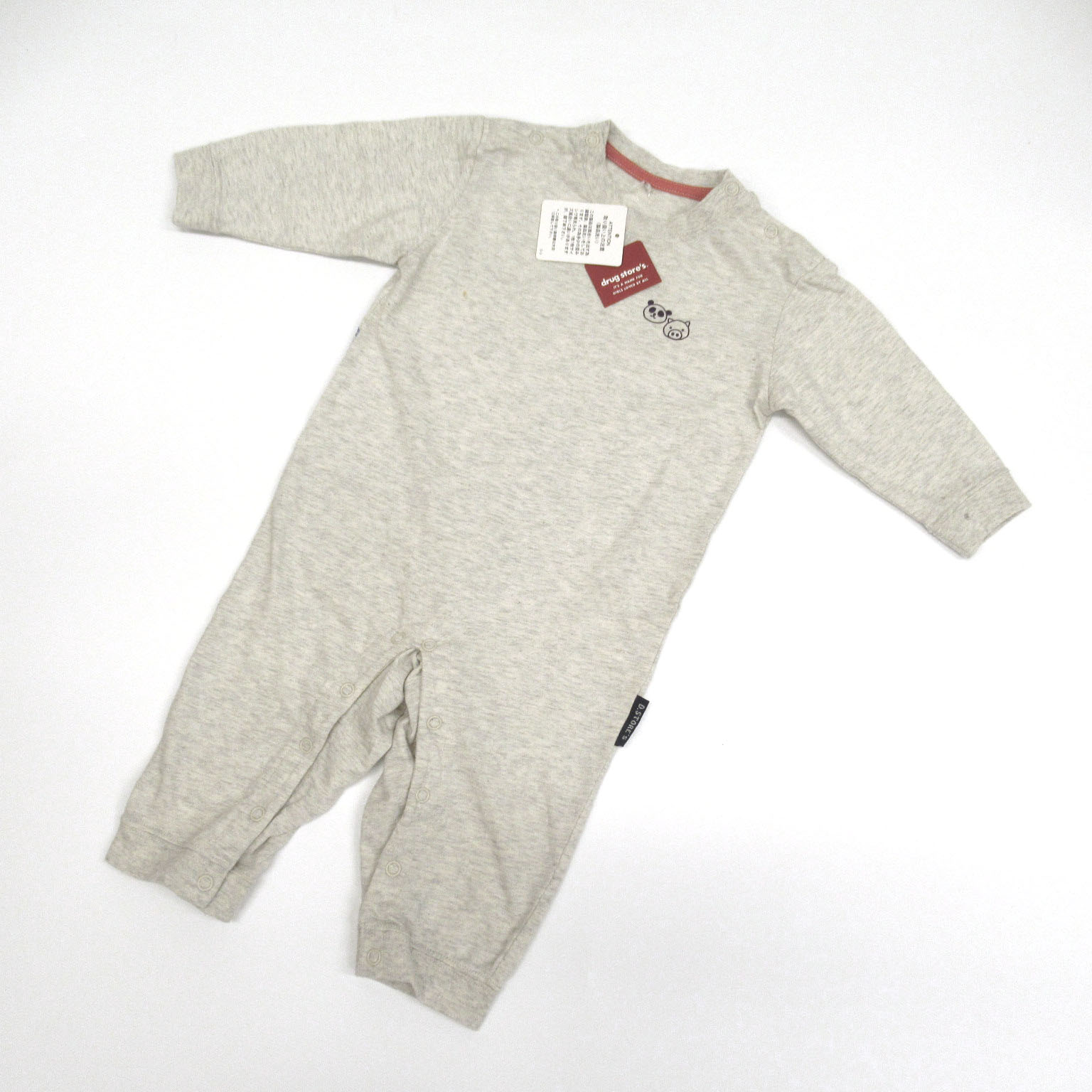 drug store'sグレーのロンパース70 drug store'sグレーのロンパース70