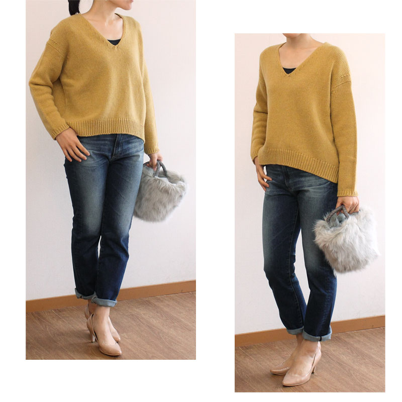 楽天市場】【GALERIE VIE−ギャルリー ヴィー】ファインウールのV