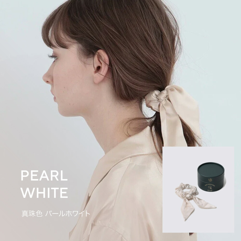 楽天市場】Foo Tokyo シルクシュシュ リボン付き 2WAYタイプ シルク100