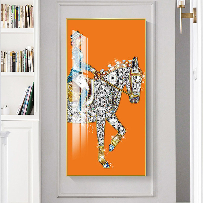 楽天市場】壁画 掛絵 馬 アートパネル アートフレーム ゴールド調 絵画
