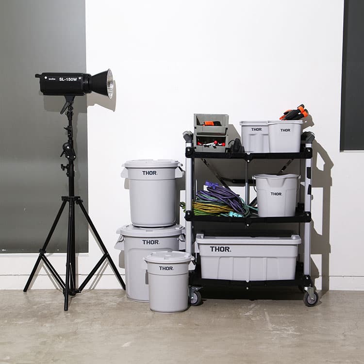 楽天市場】THOR QUADRATE BUCKET DC 4.7L ソー クアッドレイト バケツ