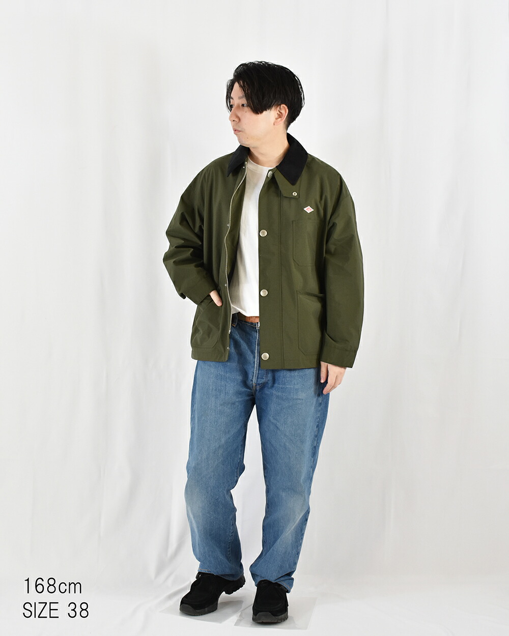 楽天市場】DANTON ナイロンタフタ カバーオール ジャケット メンズ