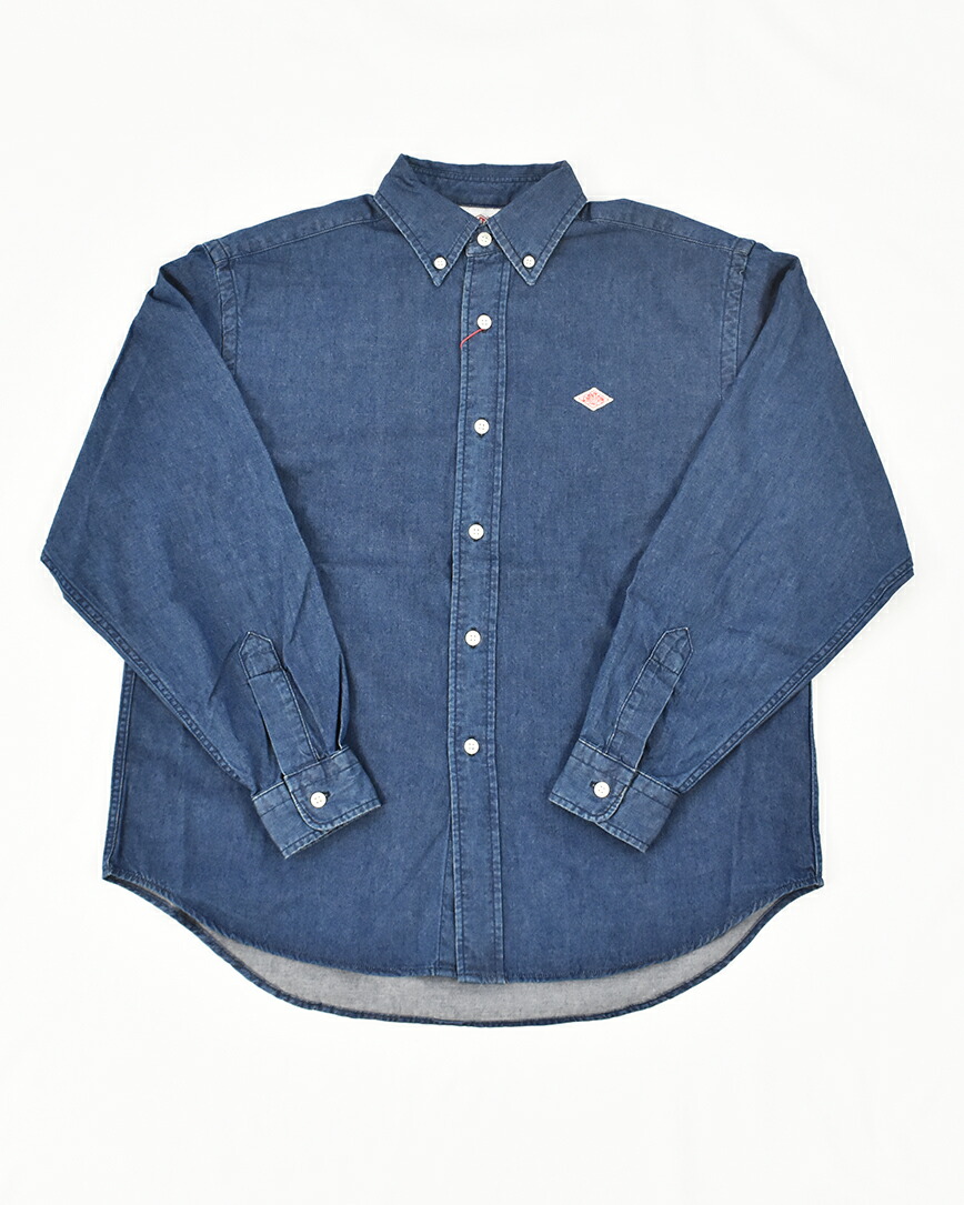 楽天市場】DANTON ライトデニム ボタンダウンシャツ ダントン