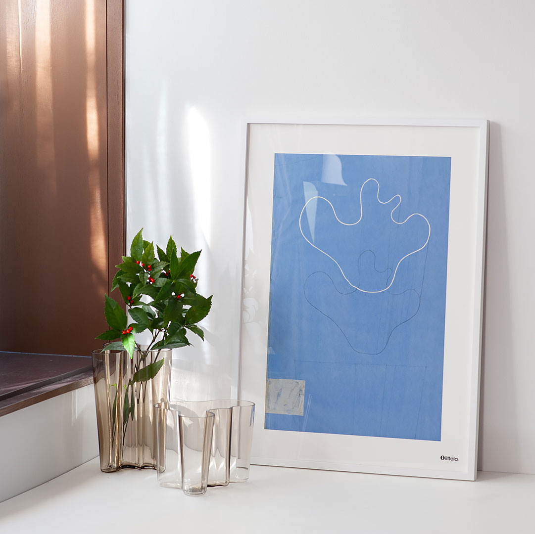 楽天市場】アートポスター 50×70cm （イッタラ／iittala）アルヴァ