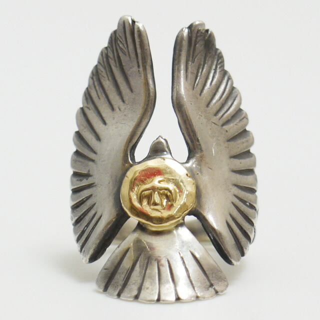 楽天市場】goro's(ゴローズ) 金メタル付イーグルリング【小】 【#9