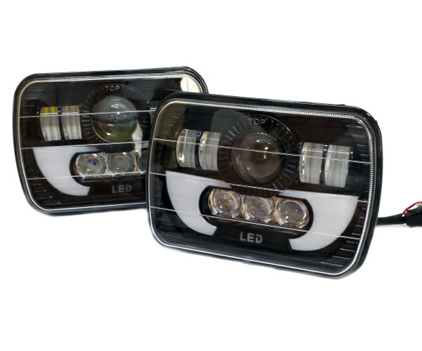 楽天市場】LEDデイライト DRL ヘッドライト 四角ヘッドランプ SW20