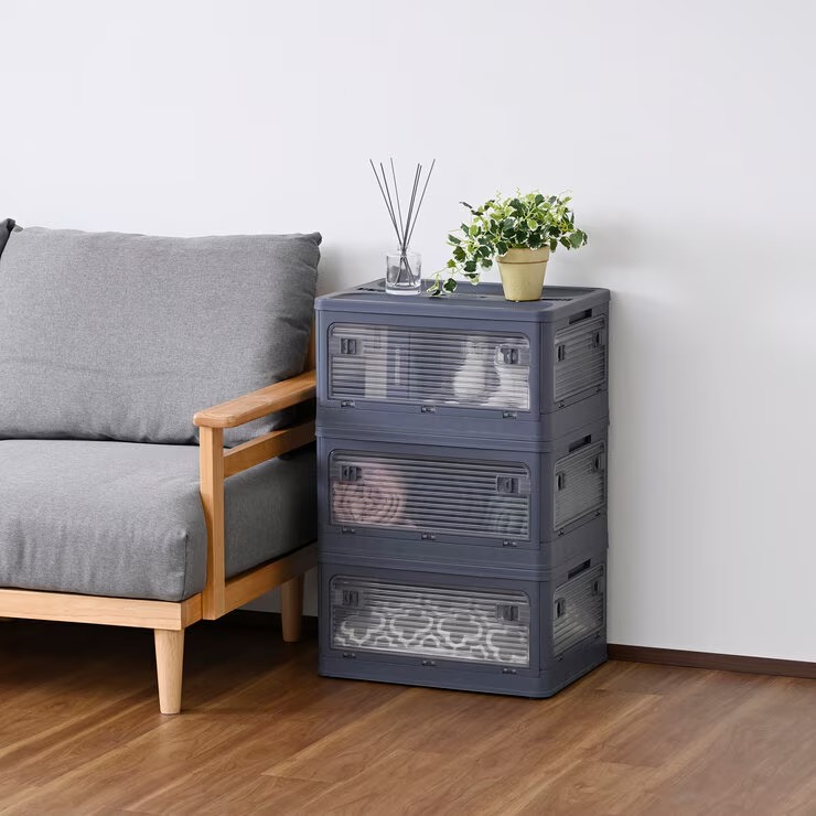 楽天市場】山善(yamazen) 収納ボックス フタ付き オープンボックス