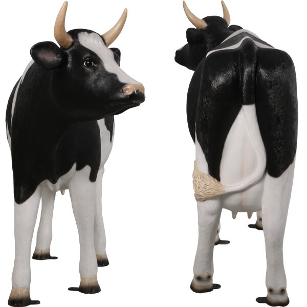 楽天市場】FRPアニマルオブジェ 乳牛127cm置物 動物 ウシ うし 動物園