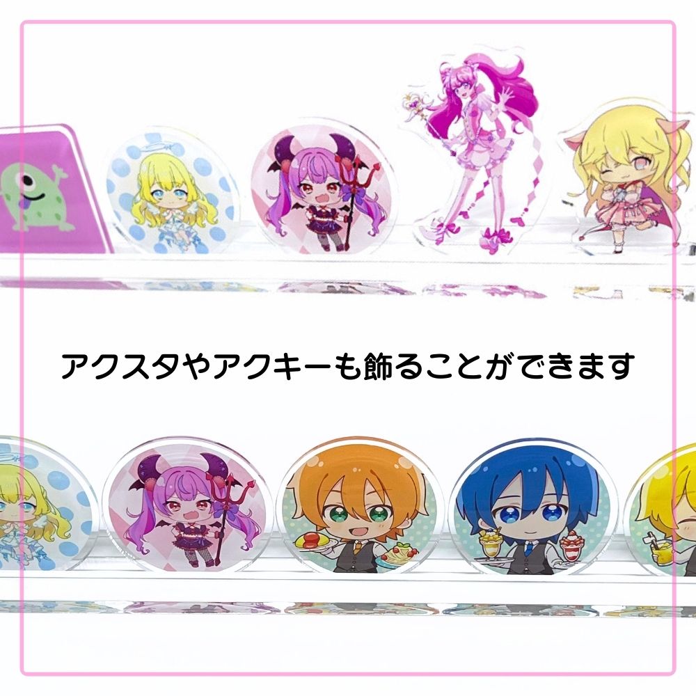 楽天市場】缶バッジスタンド 缶バッチ プレート 2個セット 4個セット