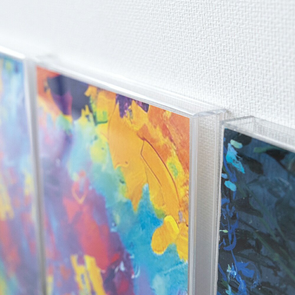 楽天市場】フレームレス アクリルピクチャーカバー ポストカード