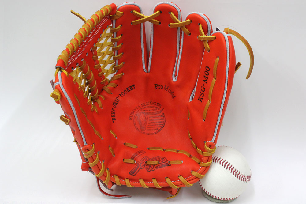 楽天市場】久保田スラッガー 硬式グローブ 内野手 KSG-M00 Fオレンジ