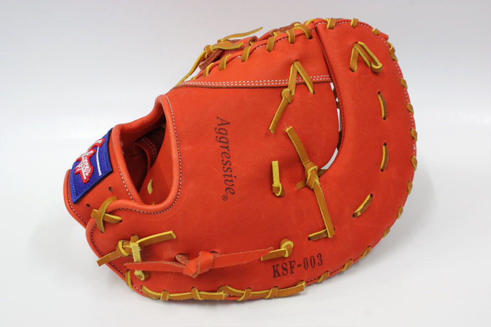 楽天市場】久保田スラッガー 軟式 ファーストミット KSF-003 Fオレンジ