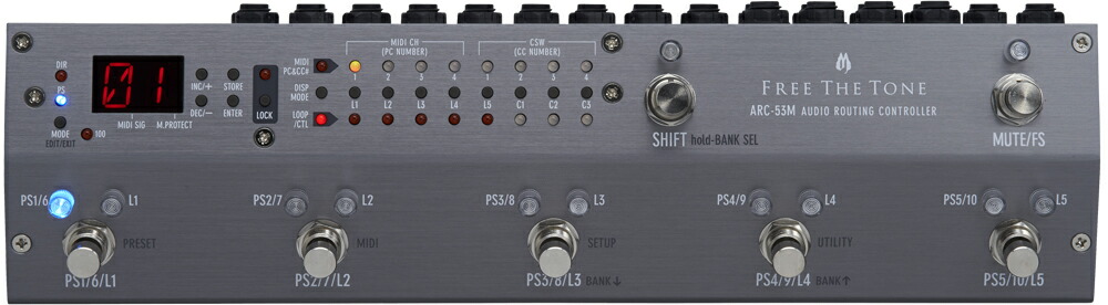 楽天市場】Free The Tone ARC-53M Audio Routing Controller 新品
