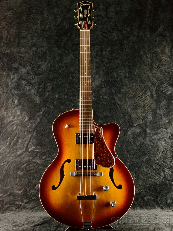 楽天市場】Godin 5th Avenue CW Kingpin II-HB -Cognac Burst- 新品