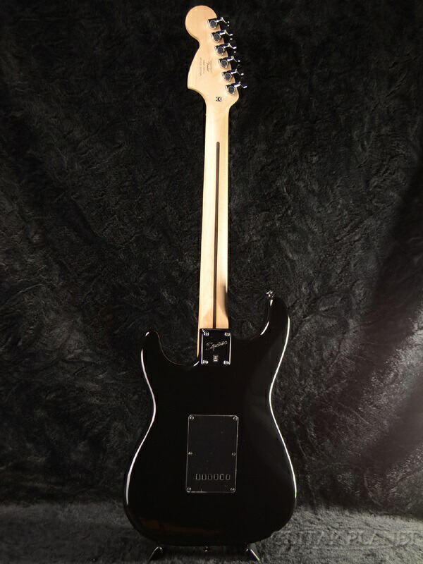 楽天市場】Squier Black and Chrome Standard Stratocaster HSS 新品