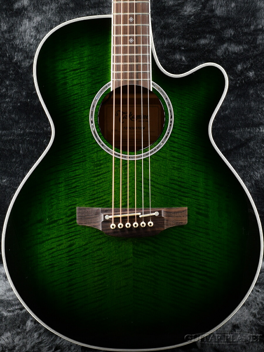 楽天市場】Takamine 100CUSTOM(PTU121C Style) SGS シースルーグリーン