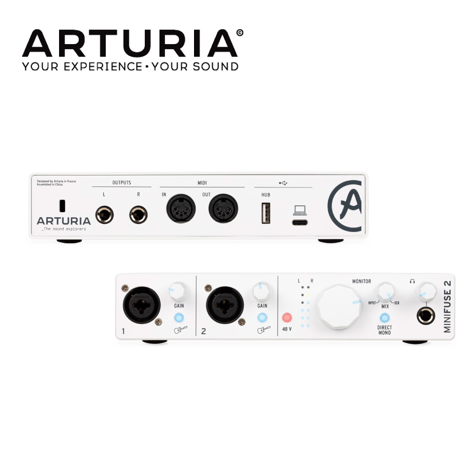 楽天市場】ARTURIA MINIFUSE 2 WH 新品 オーディオインターフェイス