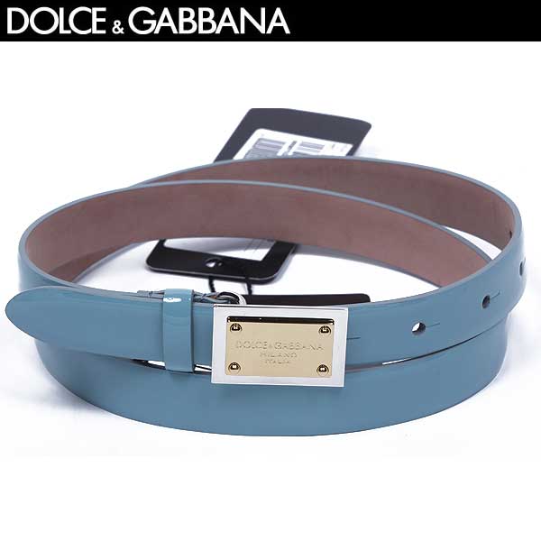 E DOLCE & GABBANA バケッタレザーユーティリティベルト E DOLCE