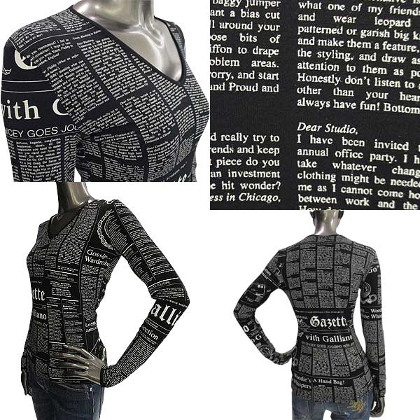 楽天市場】ジョンガリアーノJOHN GALLIANO レディース トップス T